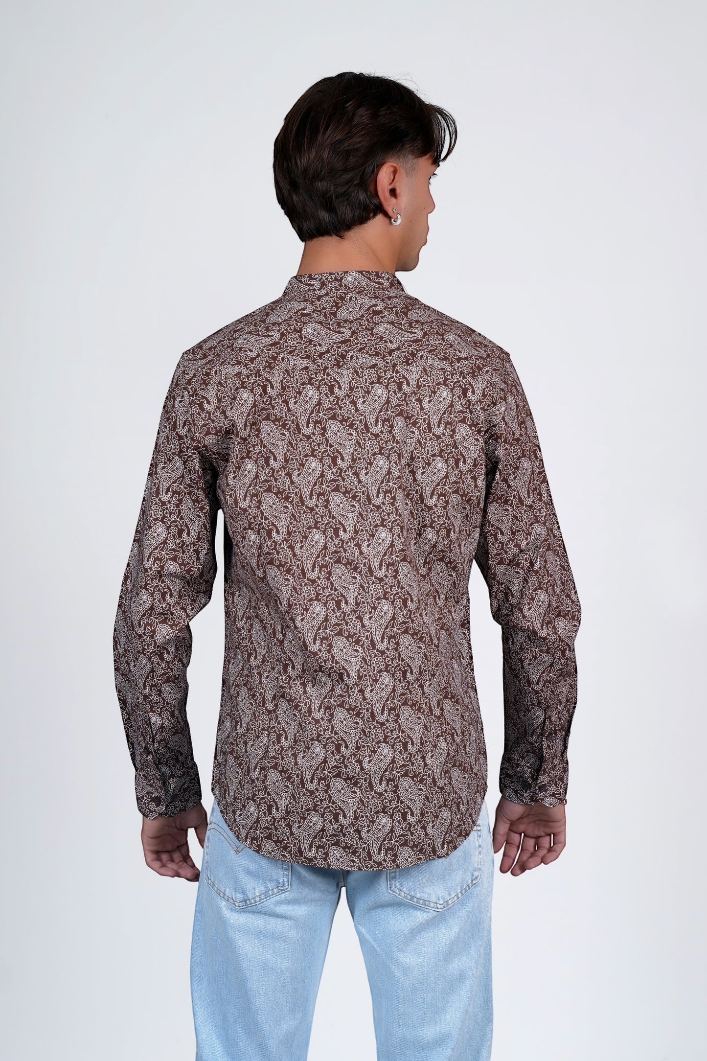 Camicia slim cotone LUTHOR