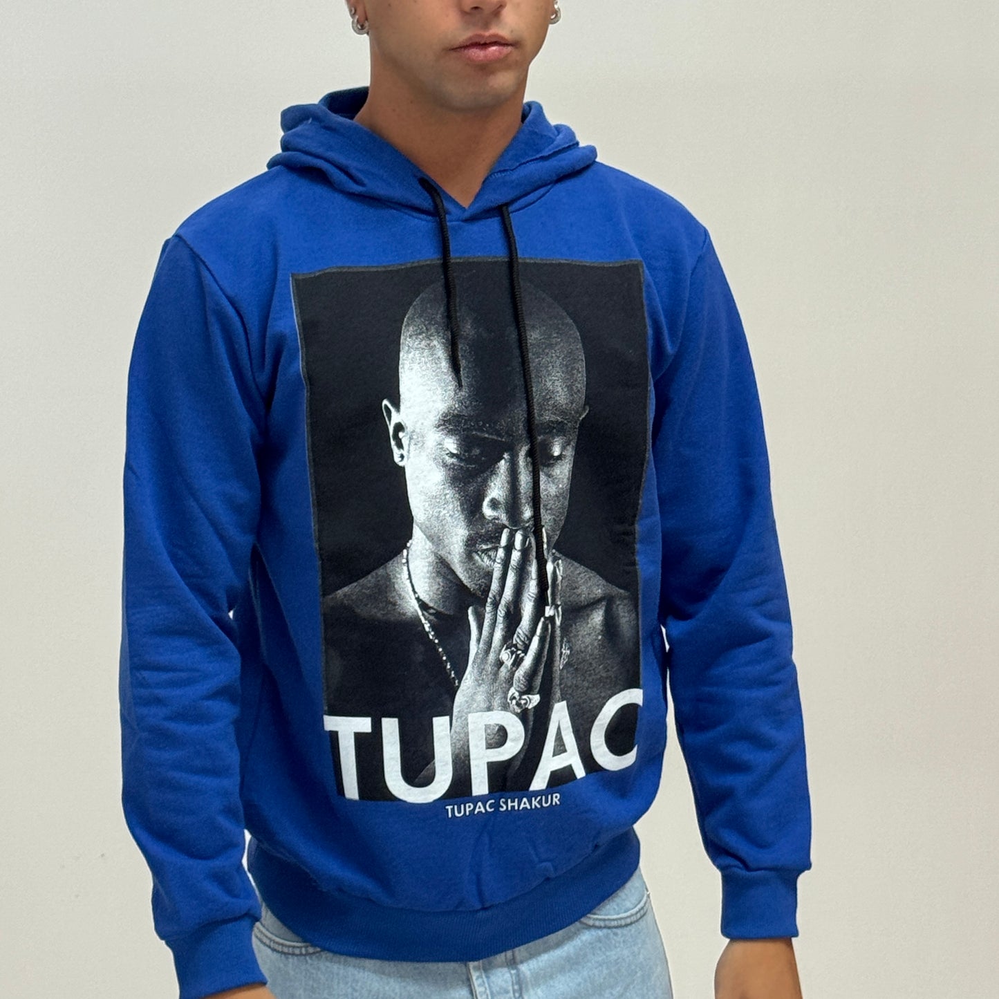 Felpa felpata blu TUPAC