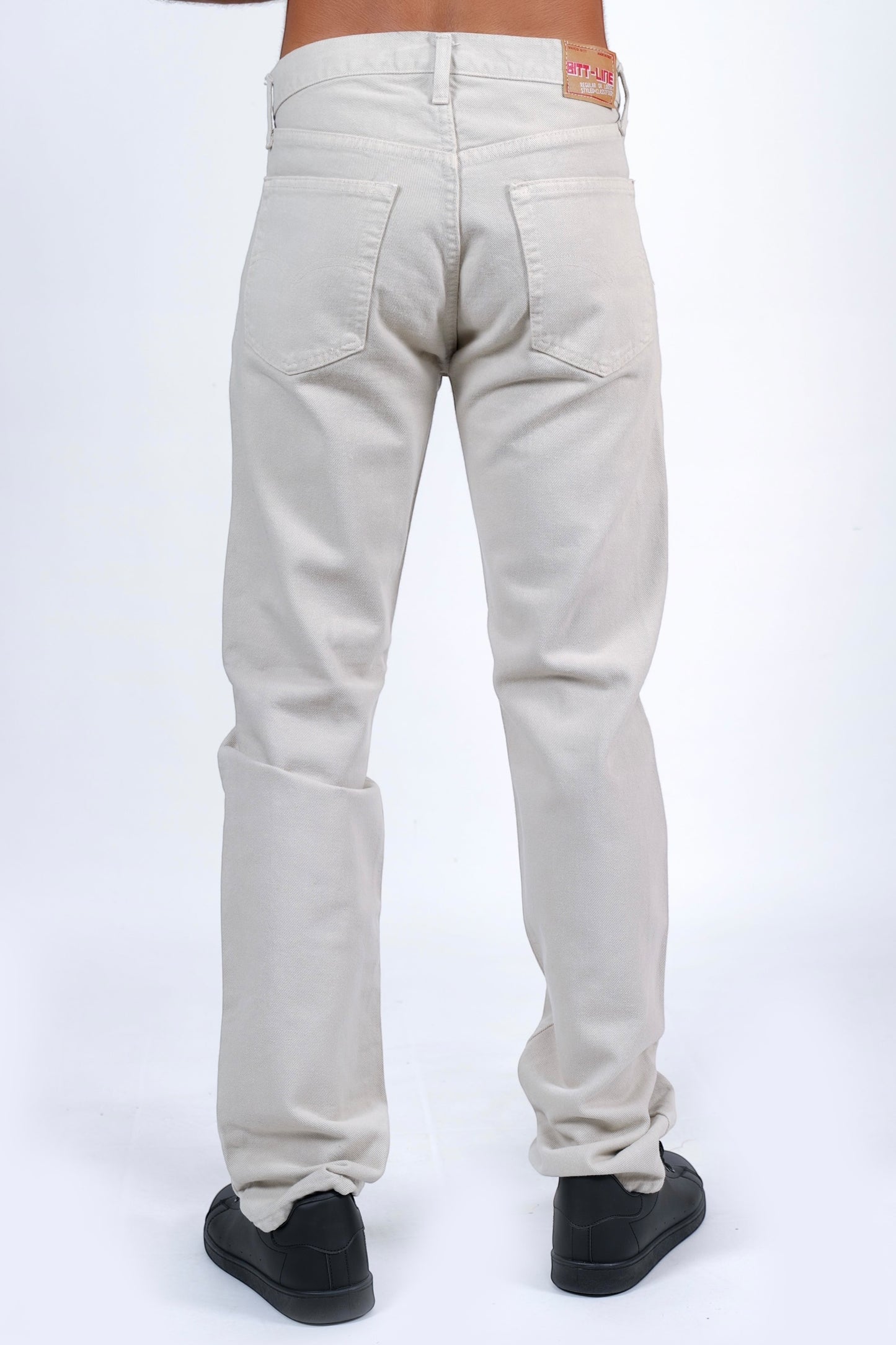 Jeans baggy basic beige BITT LINE
