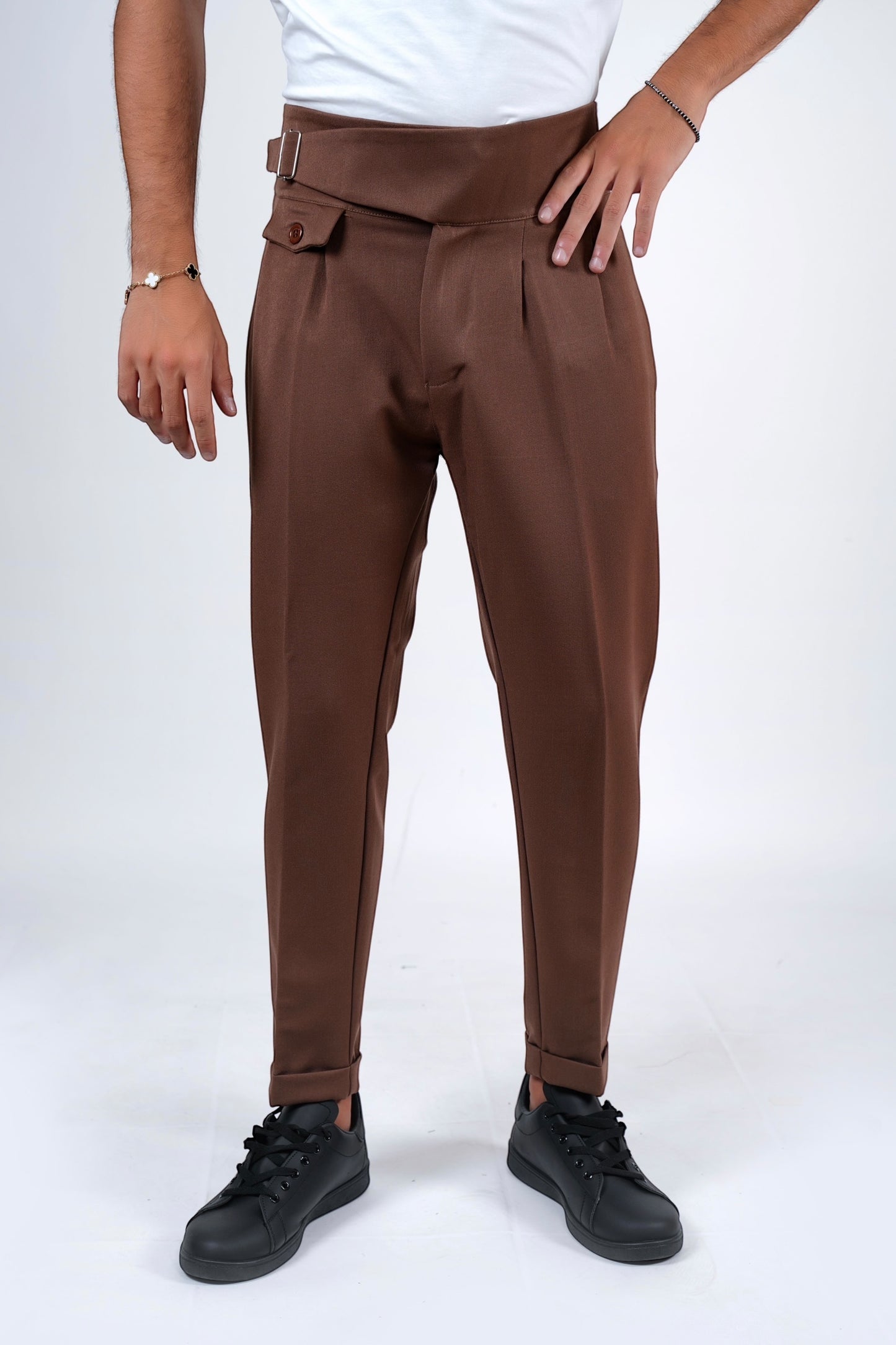 Pantalone elegante Cammello ZORRO