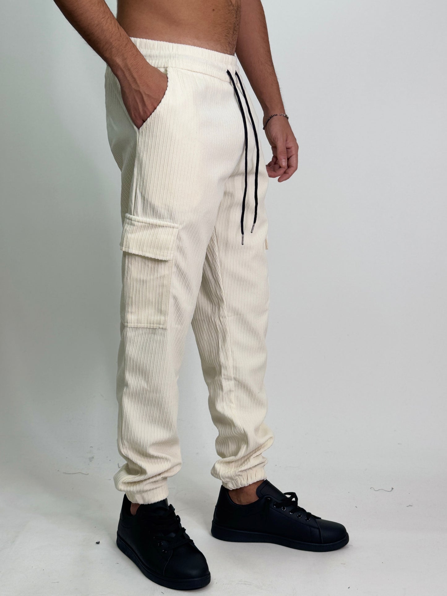 Pantalone bianco PIQUE
