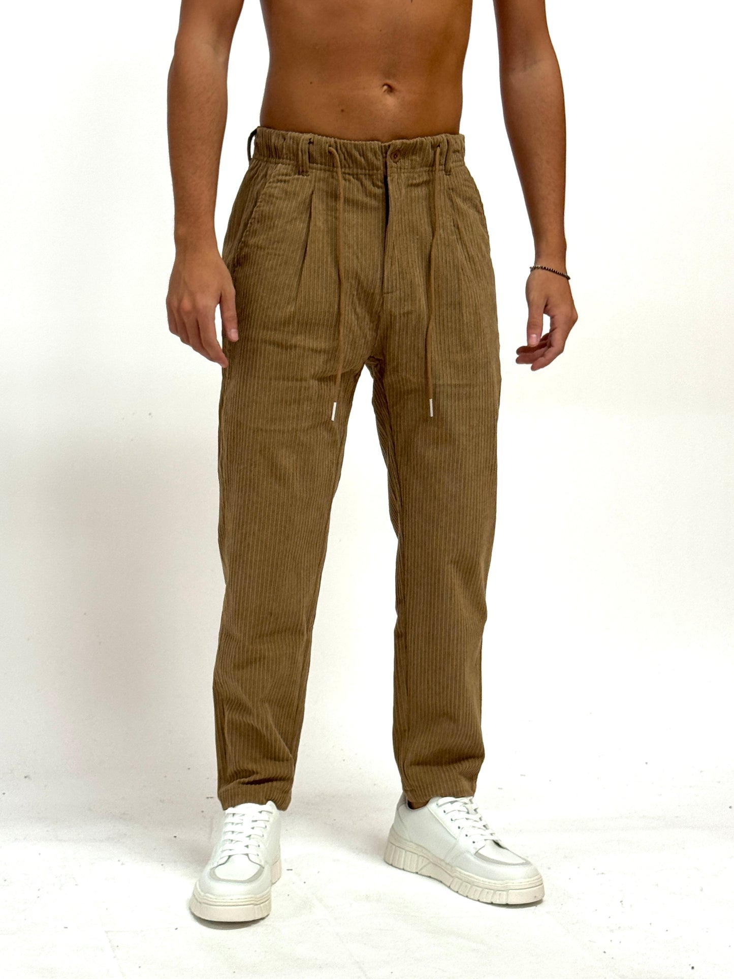 Pantalone velluto cammello SIMEONE