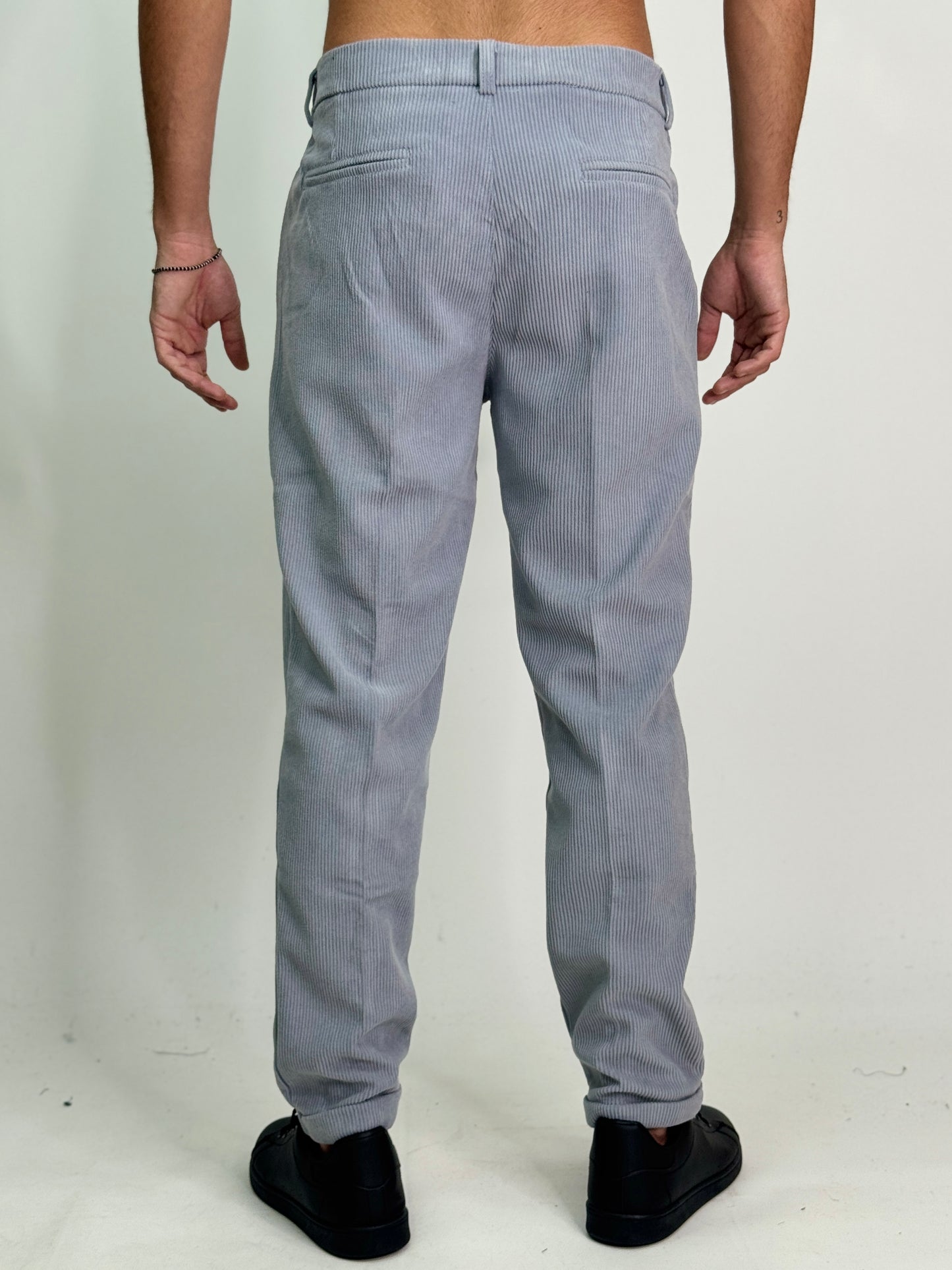 Pantalaccio velluto grigio CARDONA