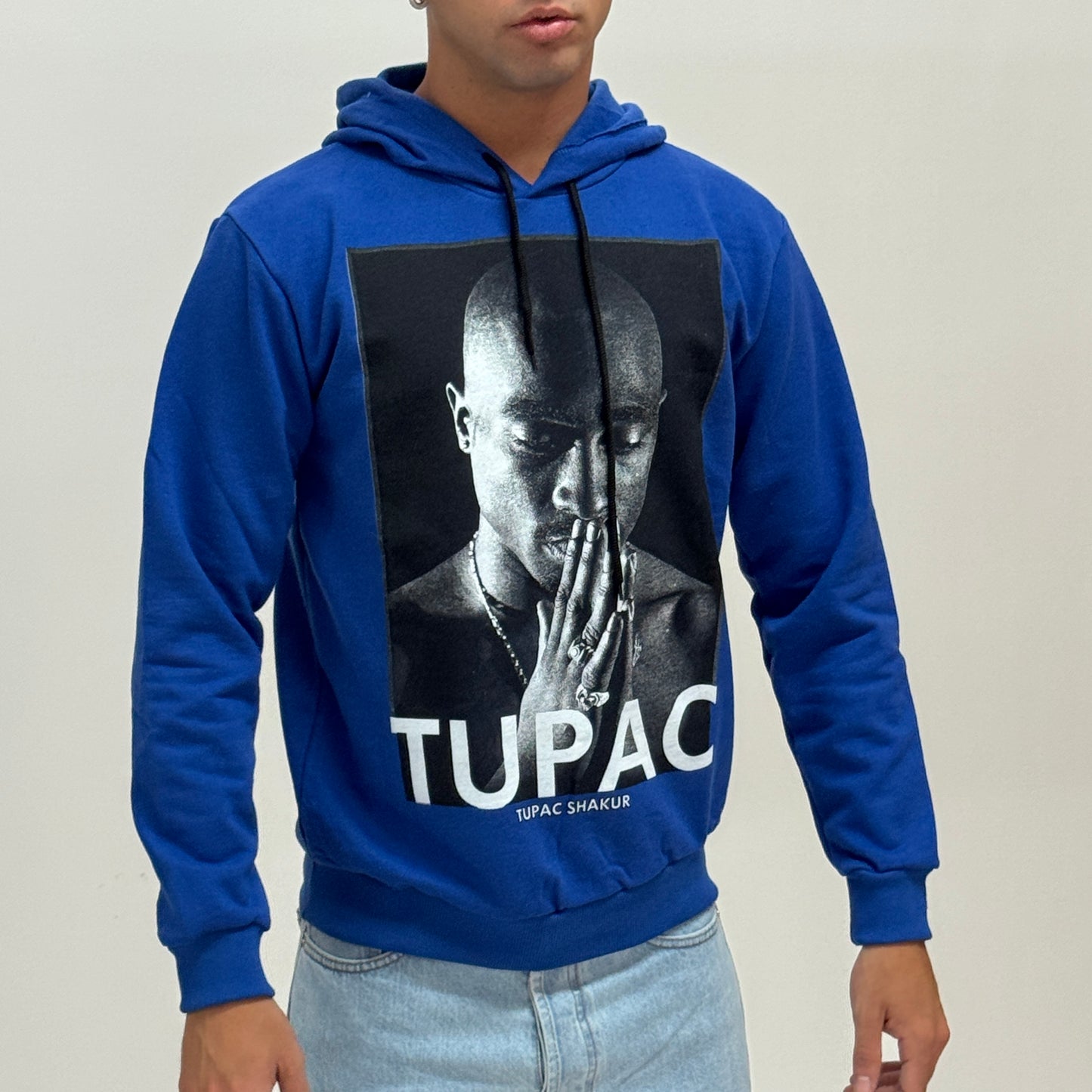 Felpa felpata blu TUPAC