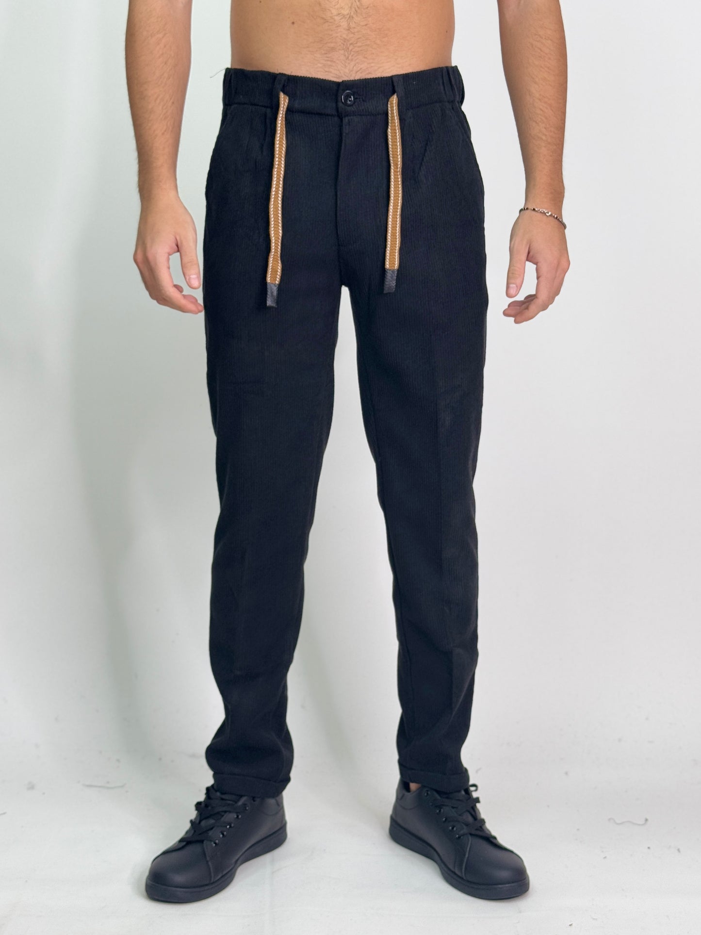 Pantalaccio velluto nero CARDONA