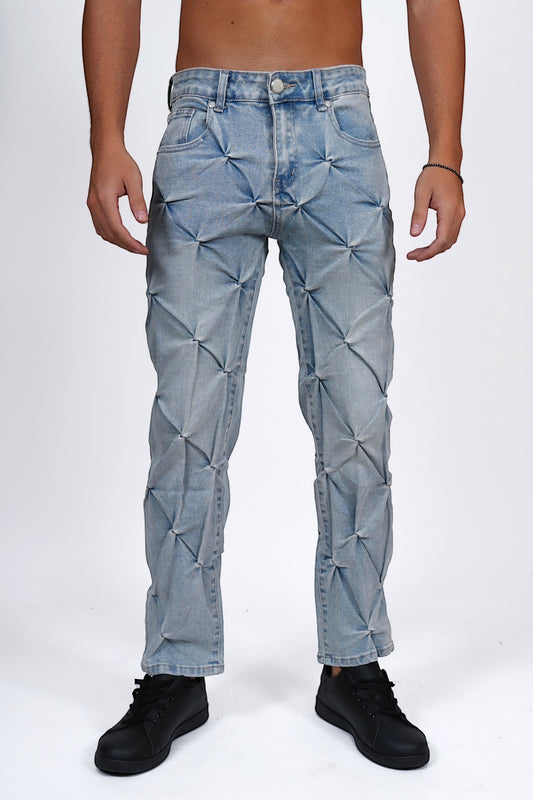 Jeans cotone elastico morbido azzurro