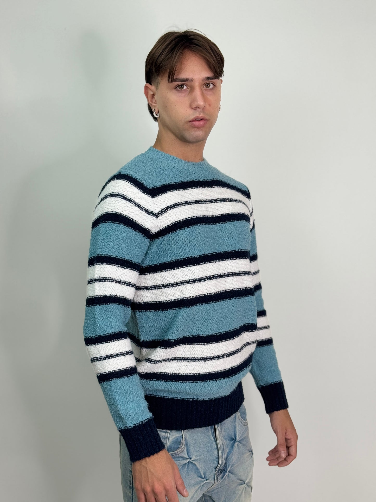 MAGLIONCINO BLU CAFU