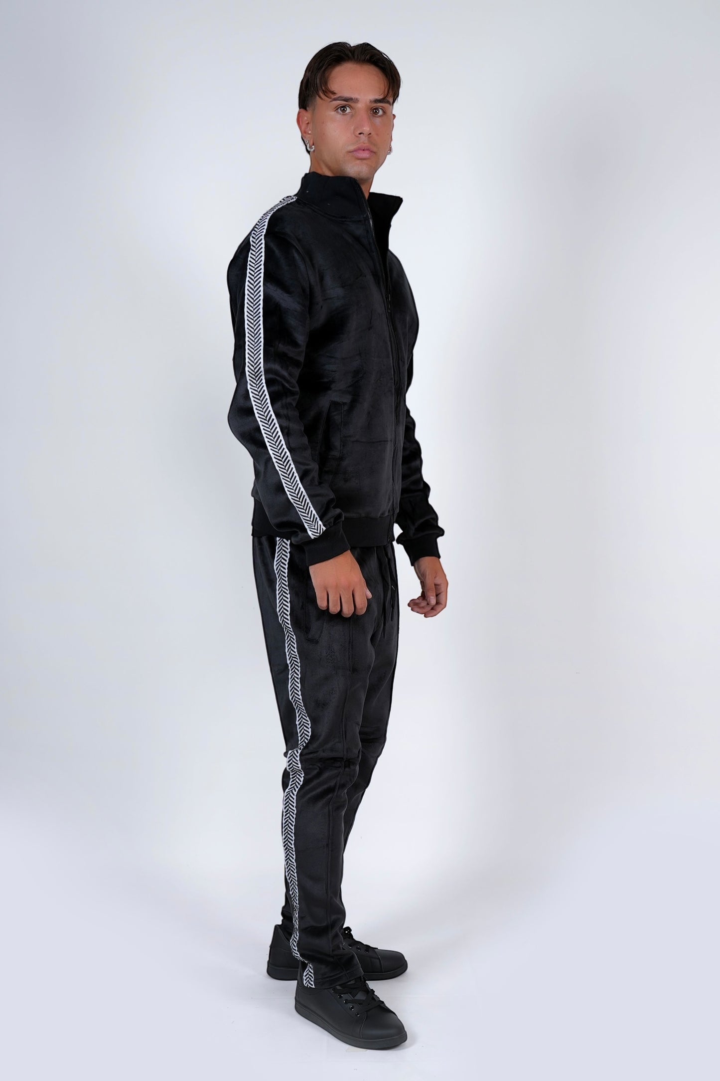 Tuta pellicciata zip Nero ALACHUA