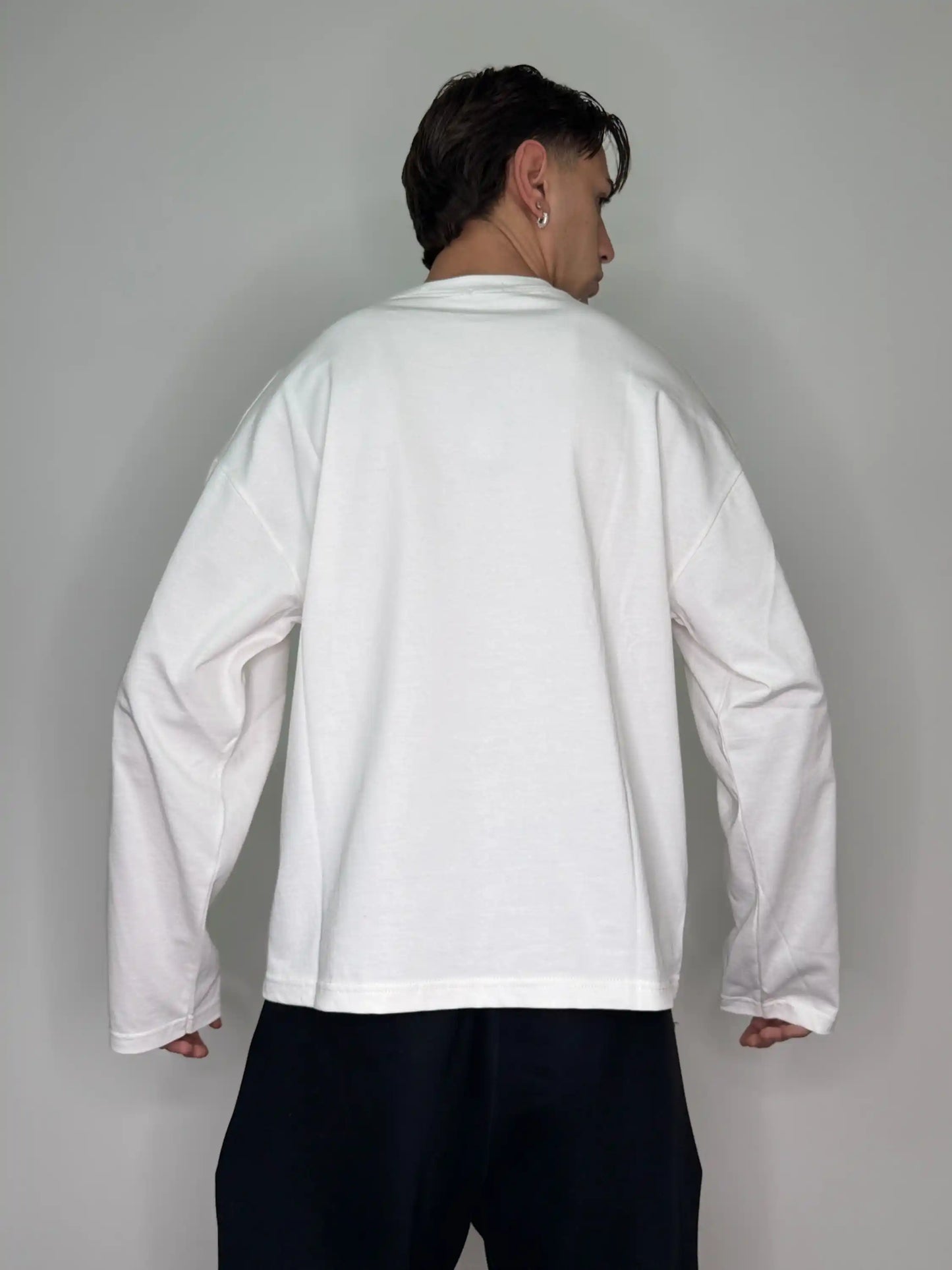 T-shirt italiana long sleave boxy fit