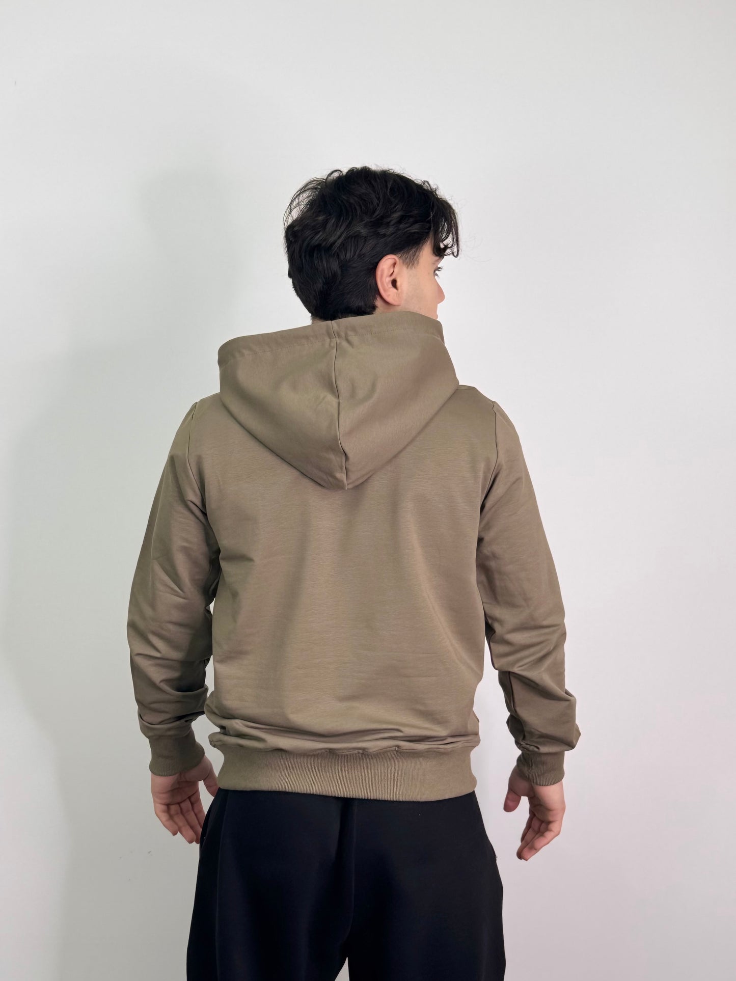 Felpa in cotone con cappuccio comoda