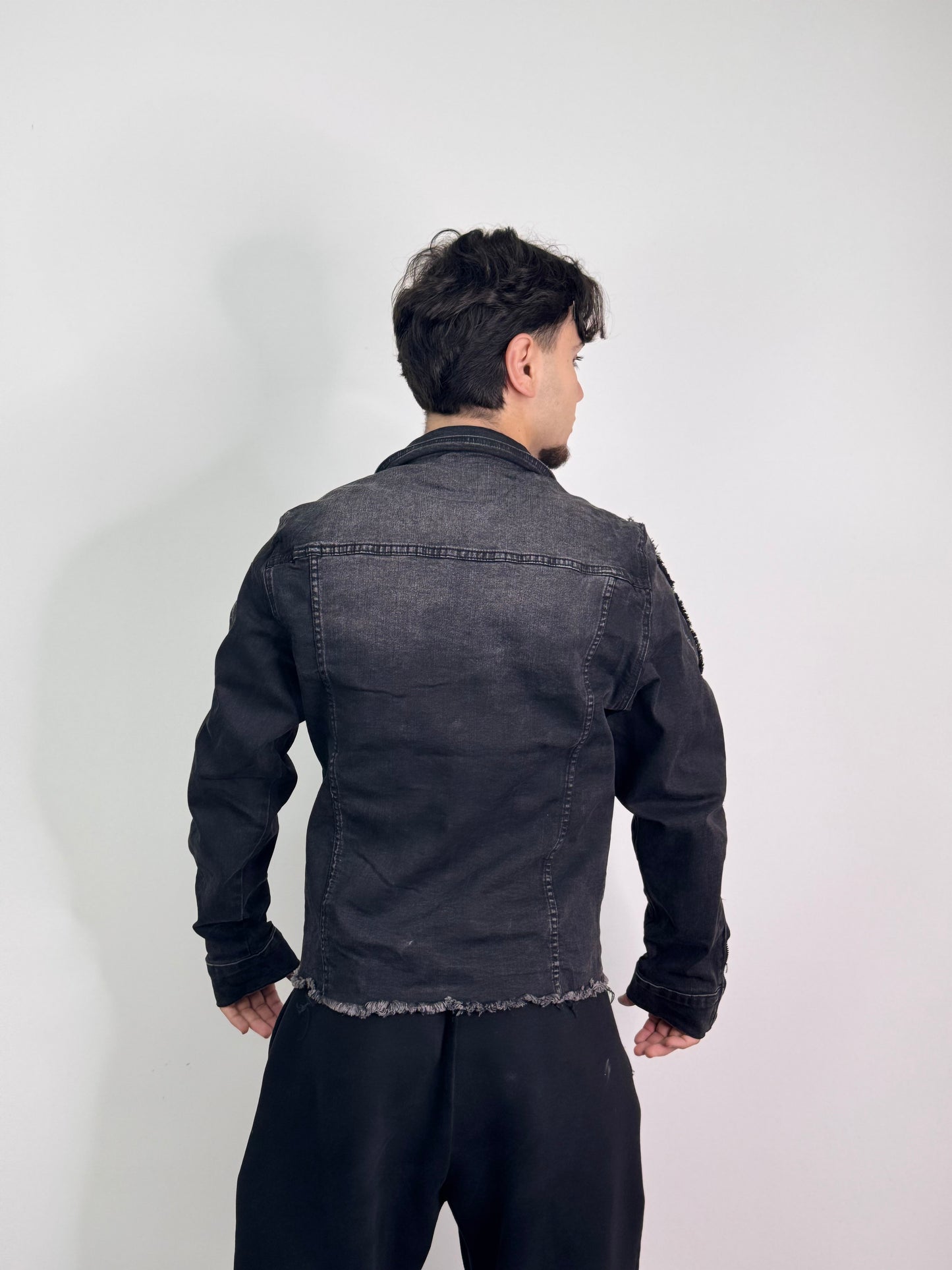 Giacca in jeans cropped