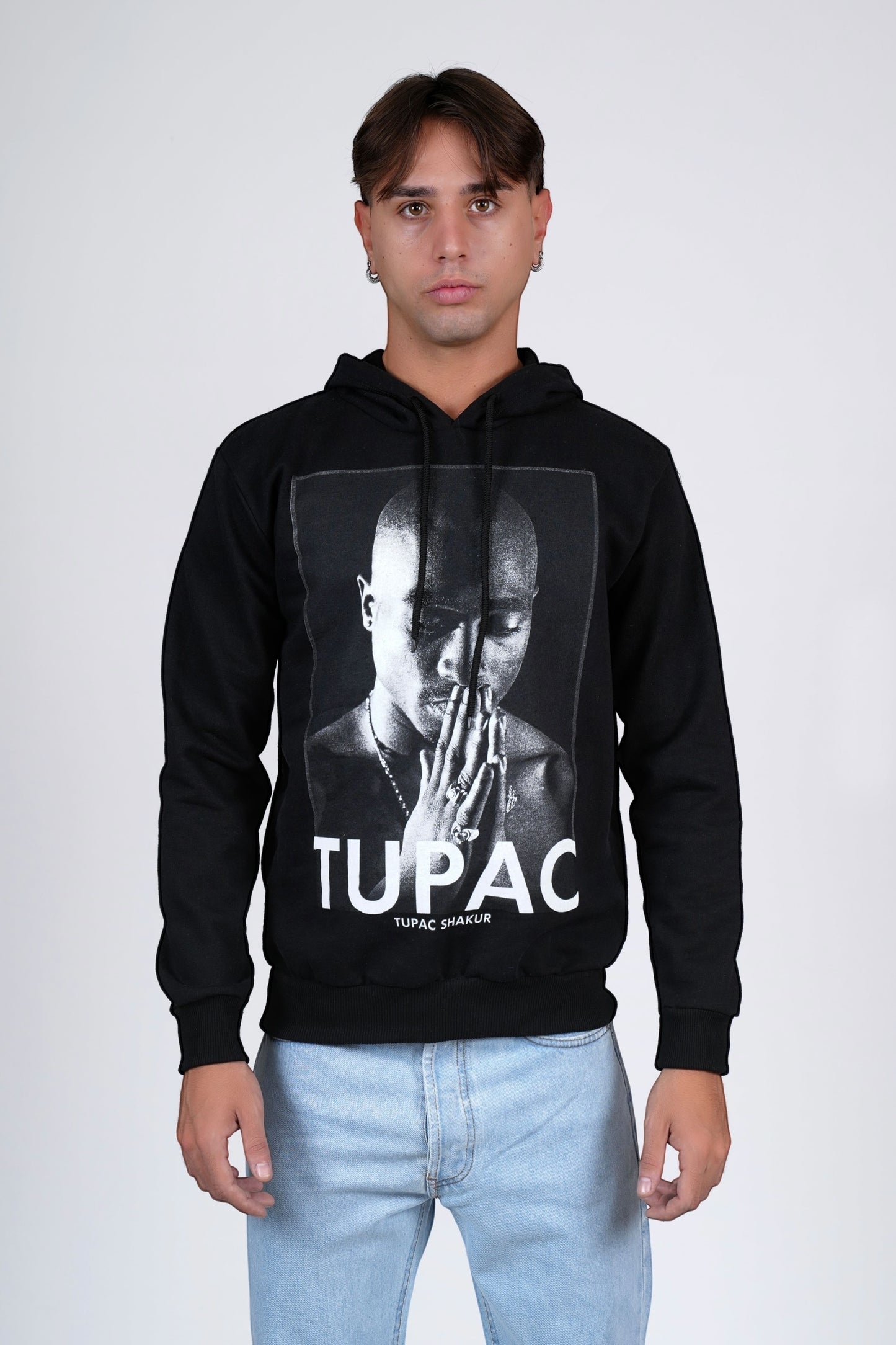 Felpa felpata nera TUPAC