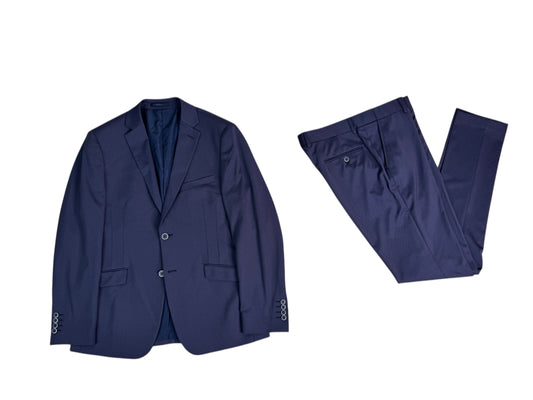 Abito italiano monopetto slim blu SARTORIALE