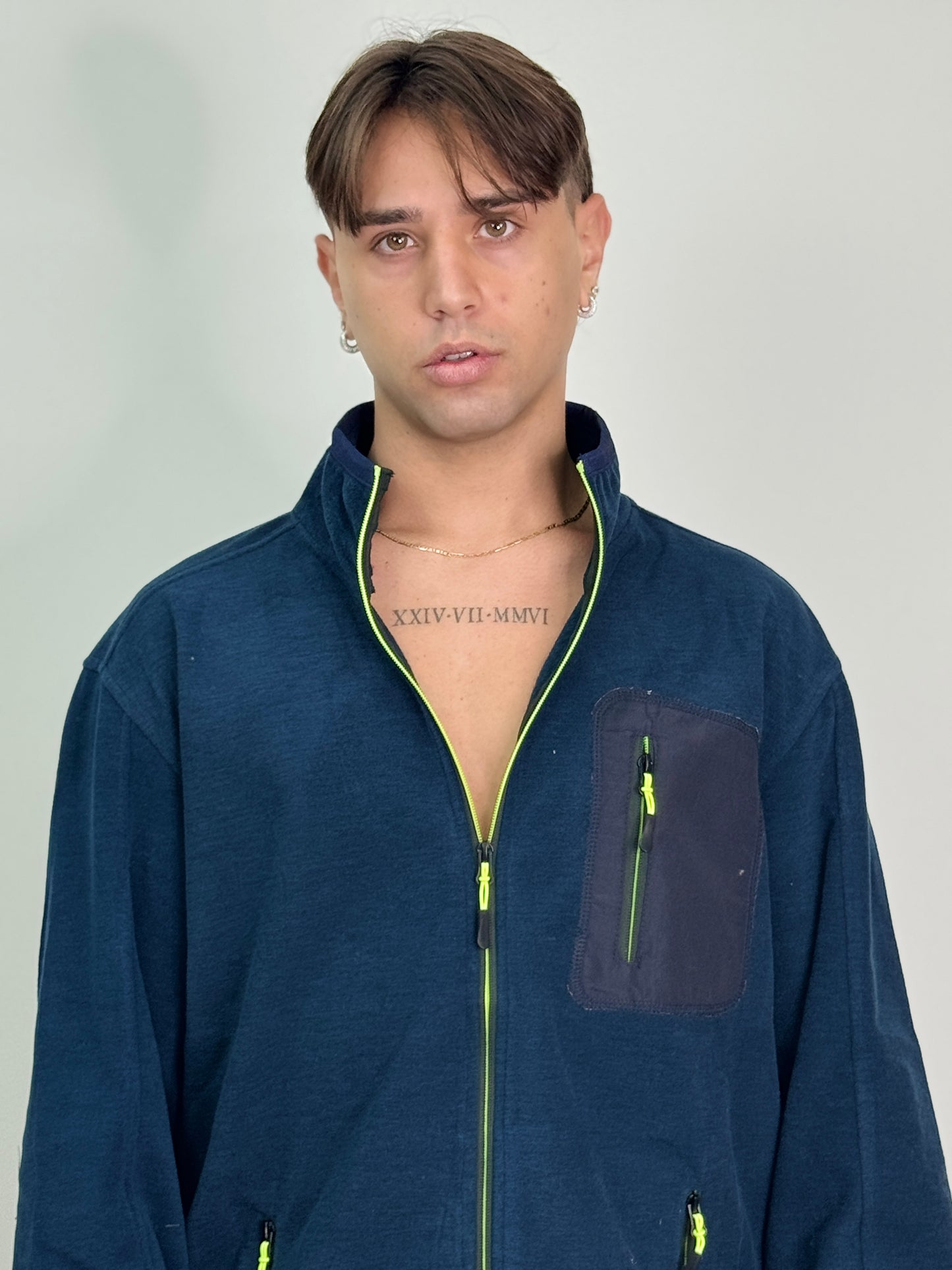 Jacket Pile blu ZEBINA