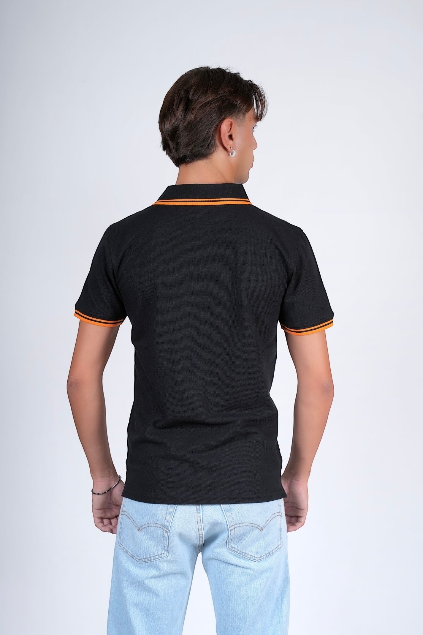 Polo piquet Nero APRIUM