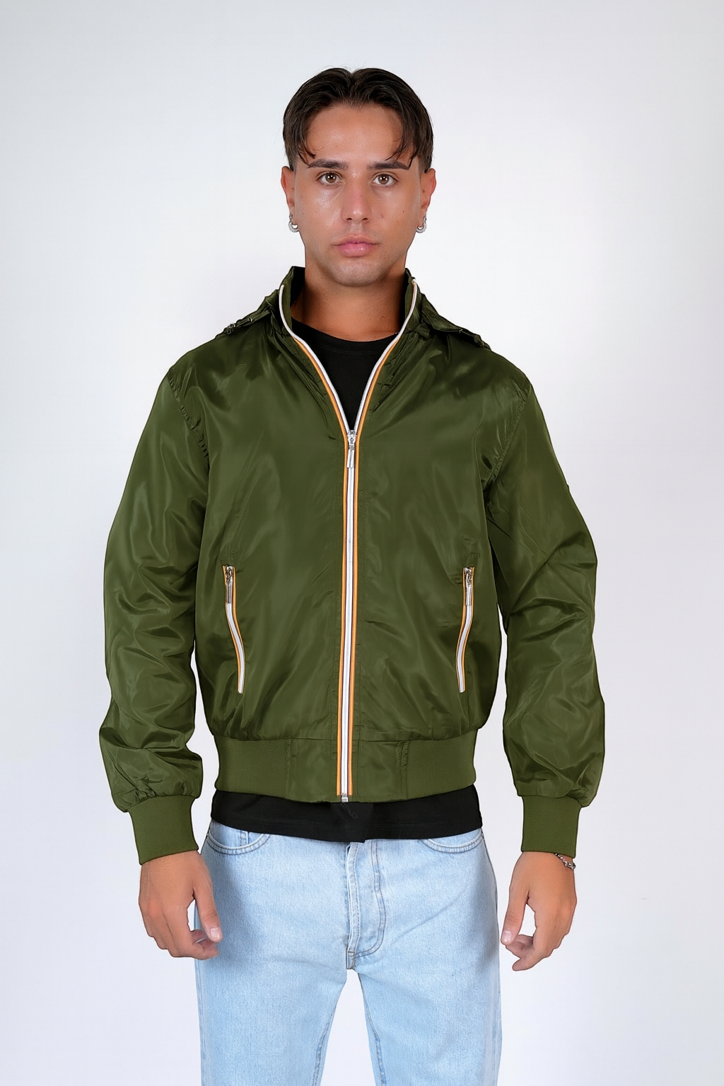 Giubbotto leggero verde WAYK
