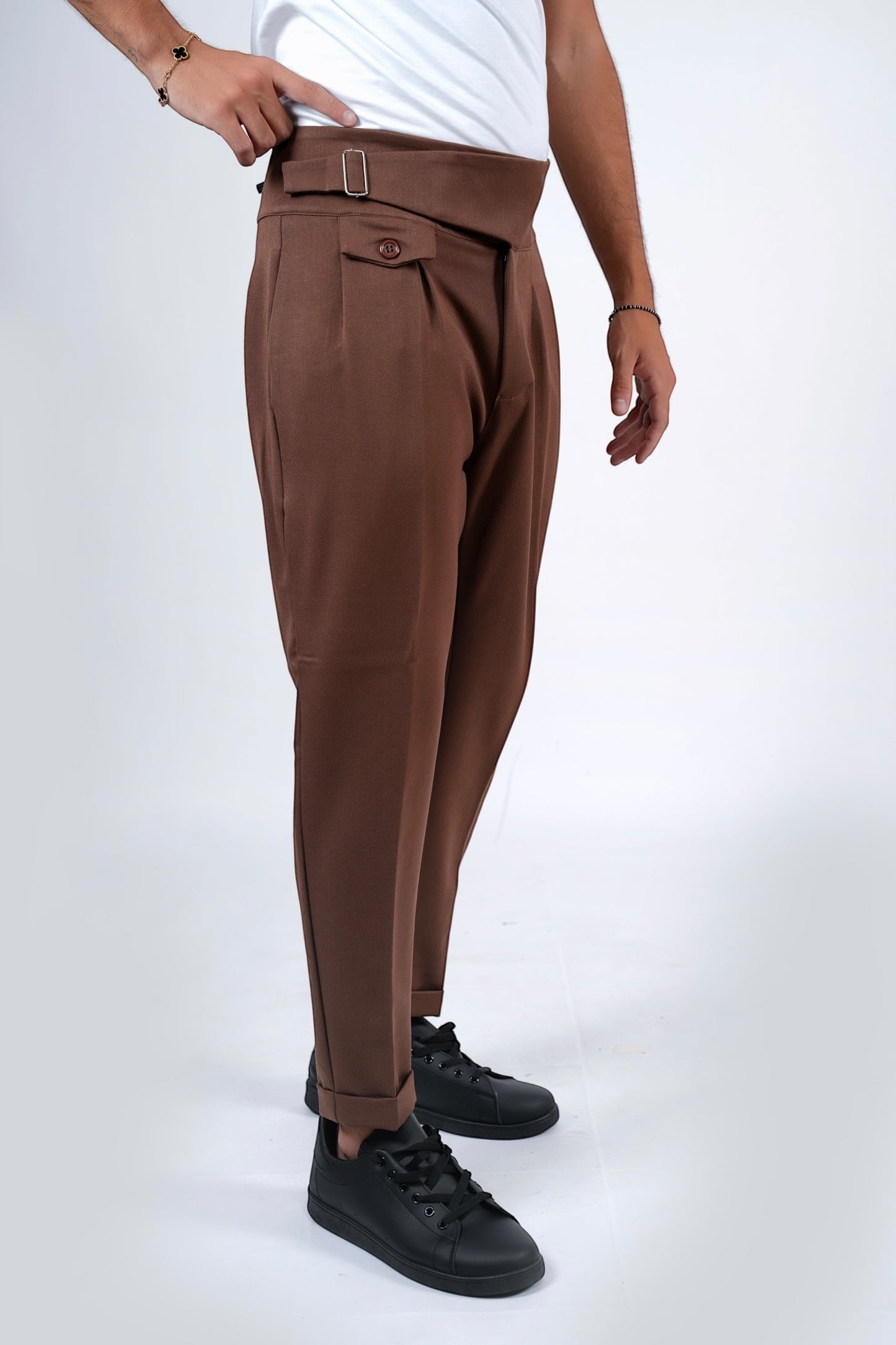 Pantalone elegante Cammello ZORRO