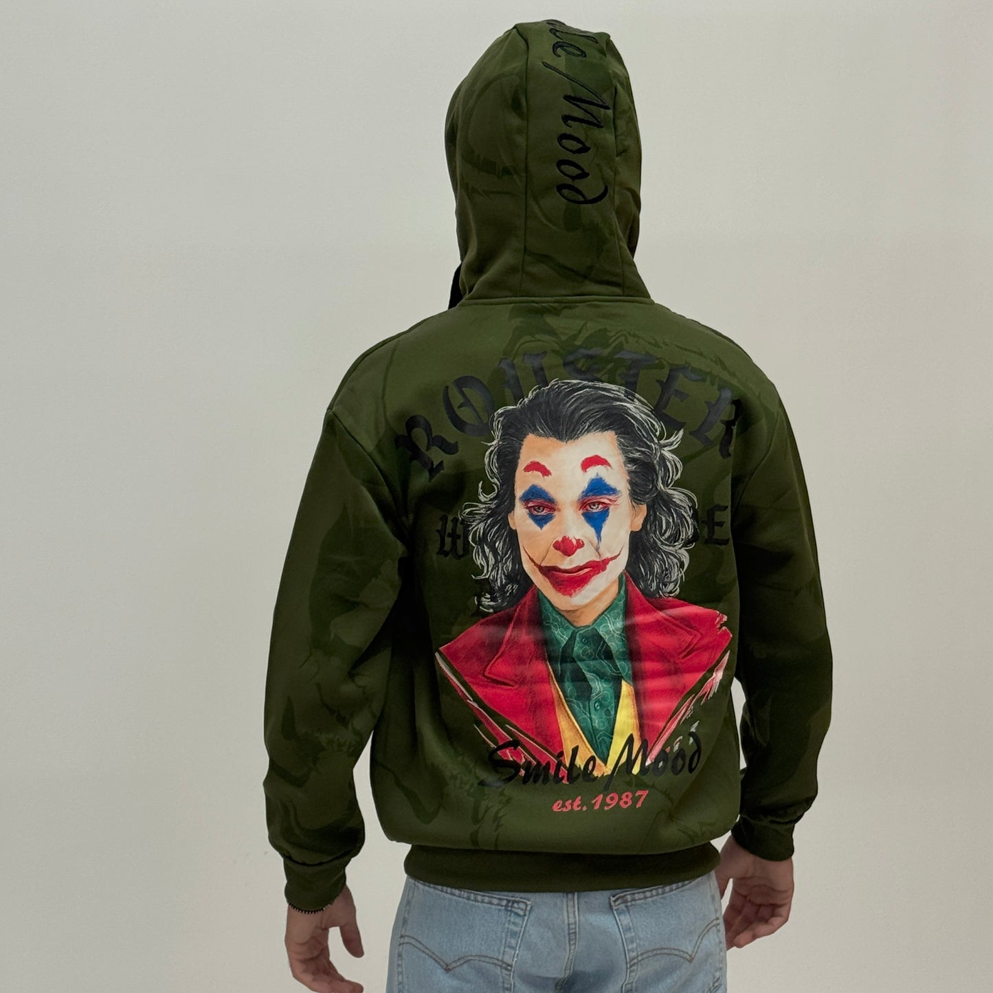 Felpa felpata verde JOKEZIP