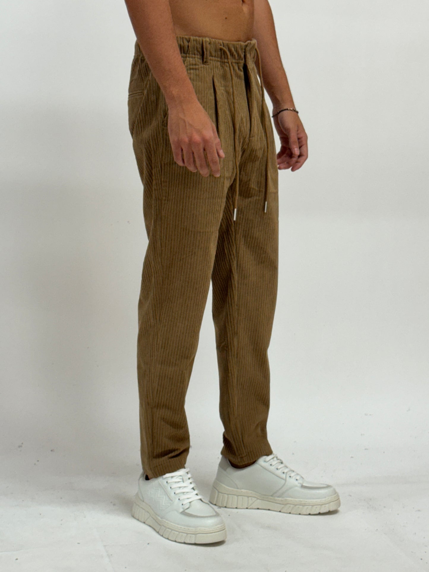 Pantalone velluto cammello SIMEONE