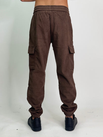 Pantalone marrone PIQUE