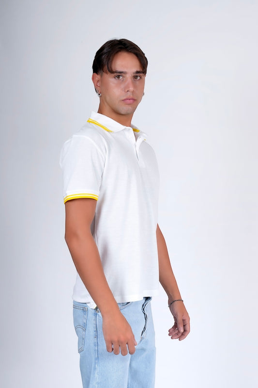 Polo piquet Bianco APRIUM