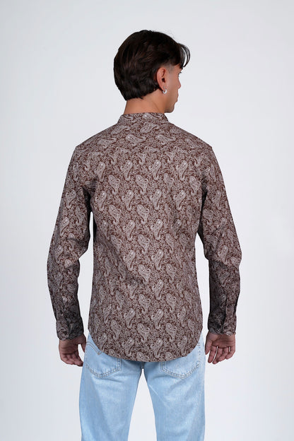 Camicia slim cotone LUTHOR