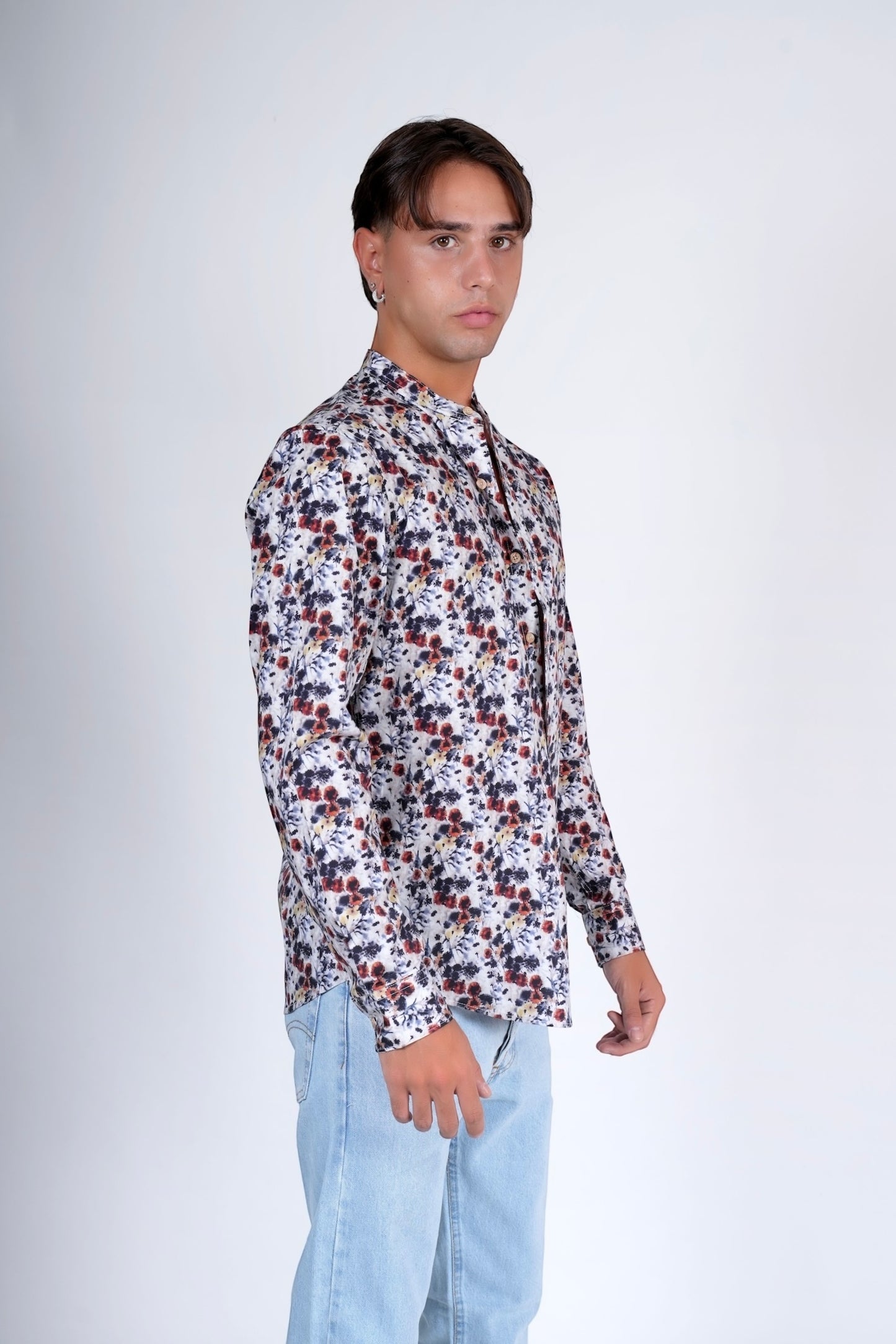 Camicia slim cotone LANE