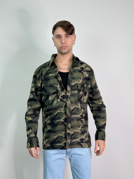 Camicione pile MIMETICA