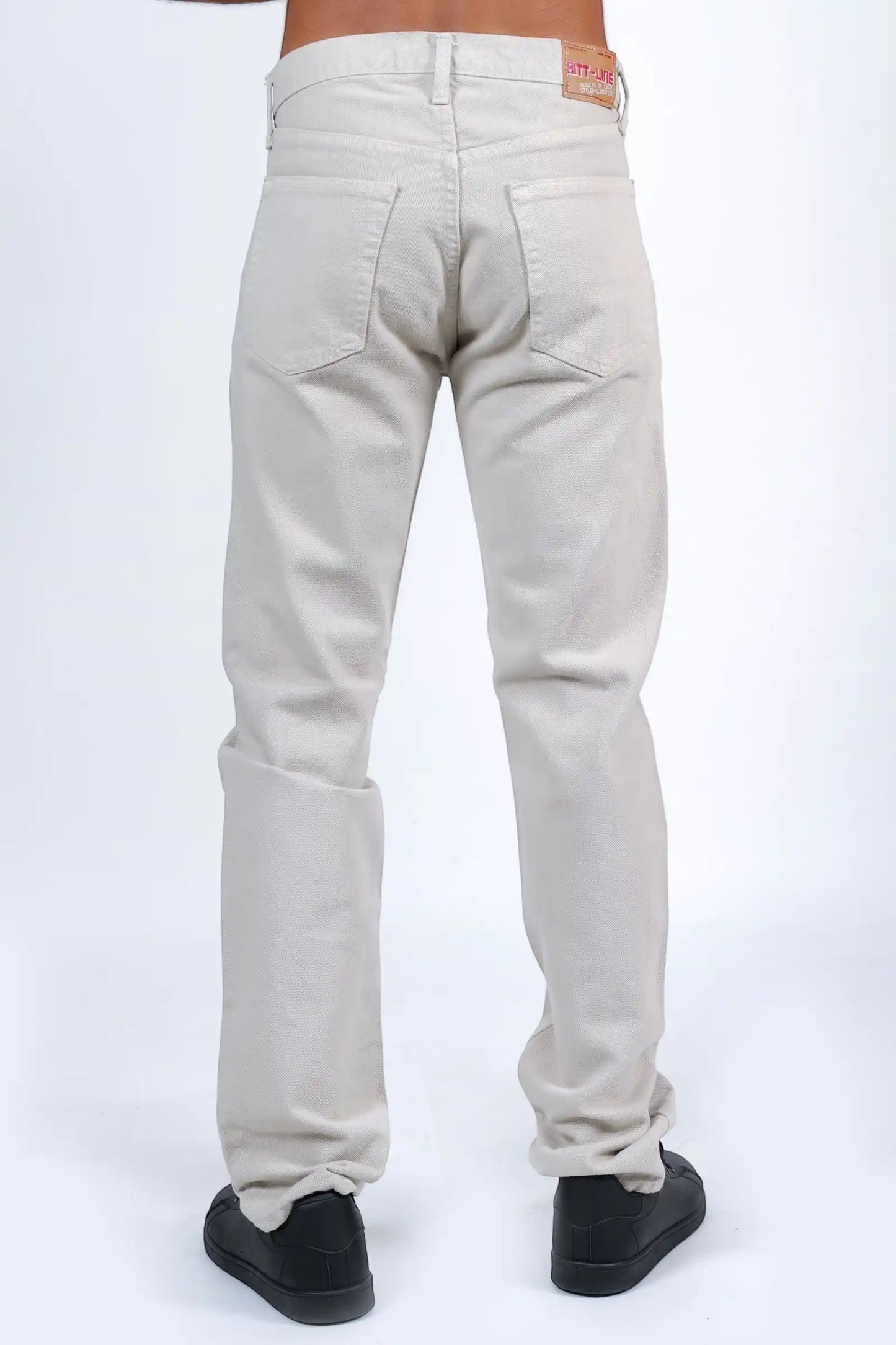 Jeans cotone italiano baggy basic