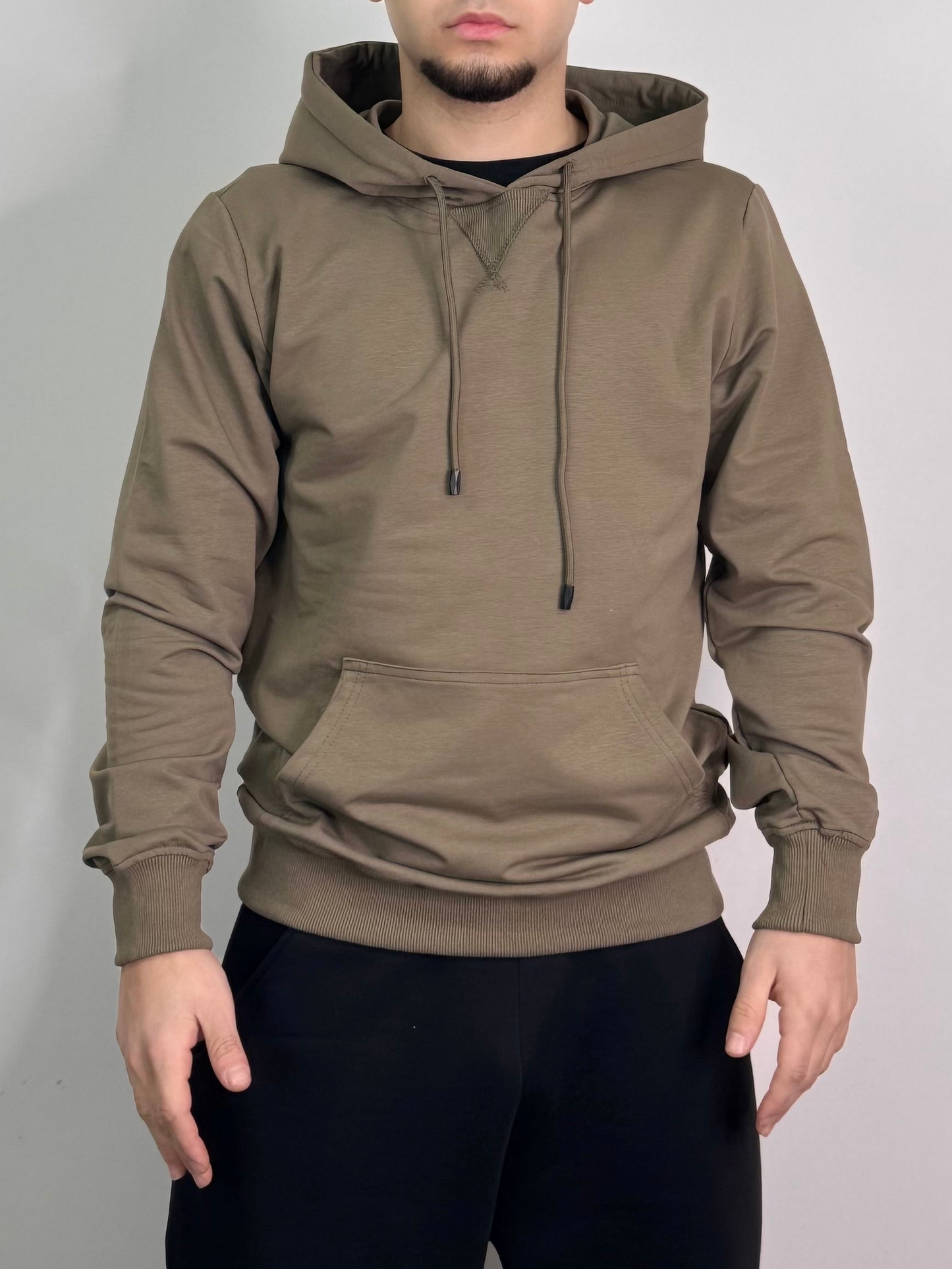 Felpa in cotone con cappuccio comoda