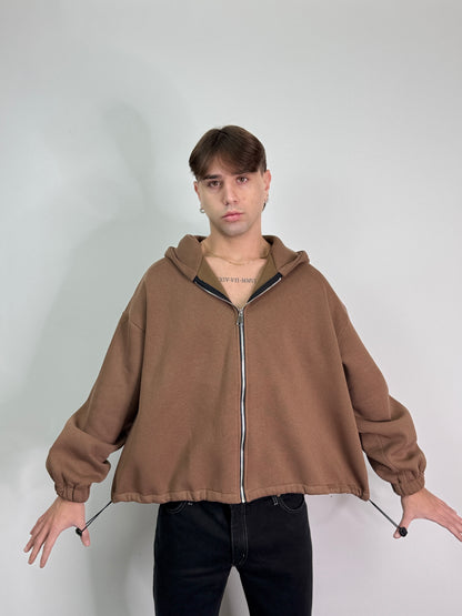 Felpa zip over boxy fit CALIFORNIA