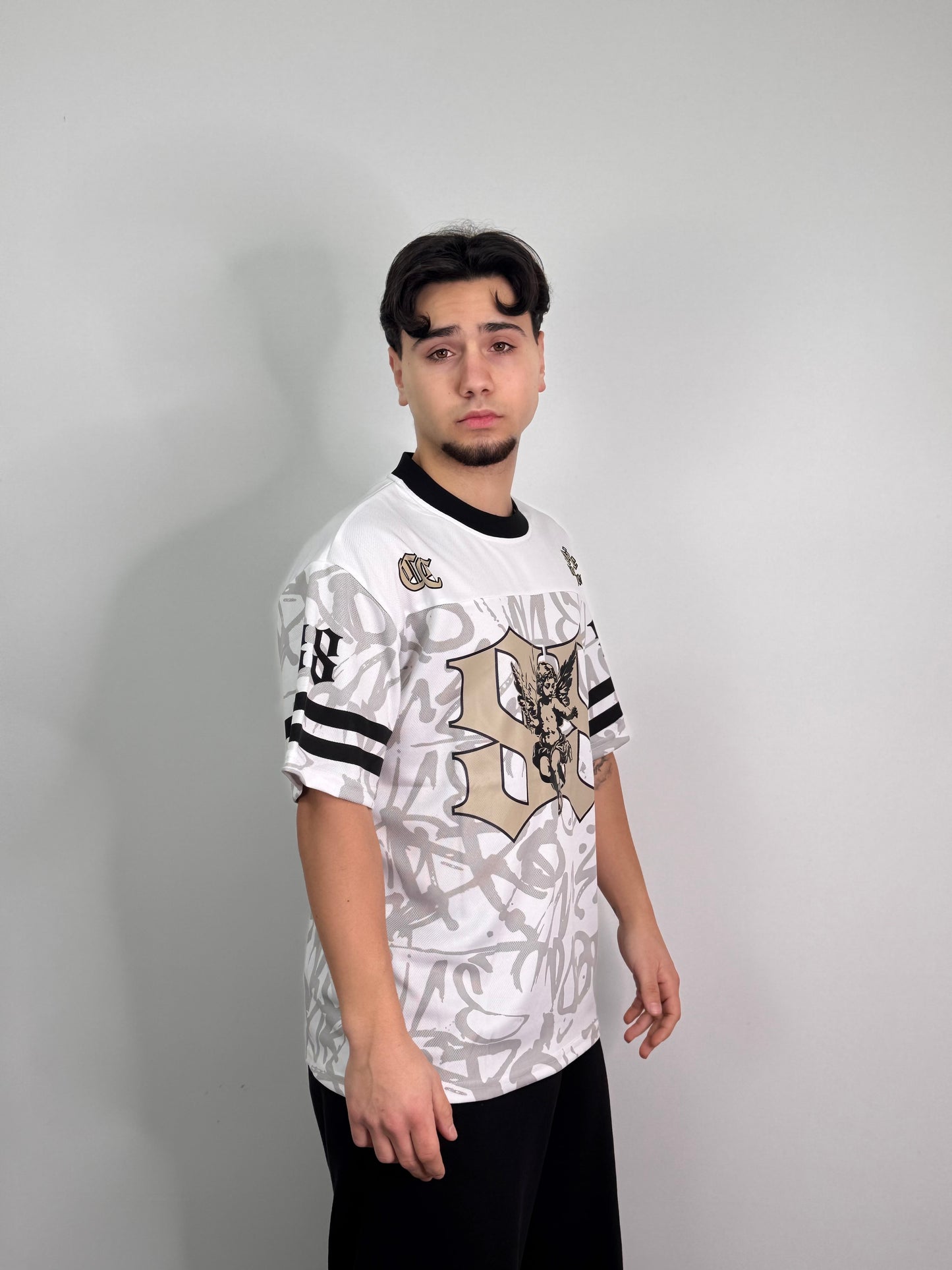 T-shirt stampata fantasia