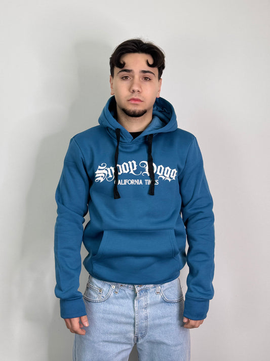 Felpa con stampa e cappuccio calda