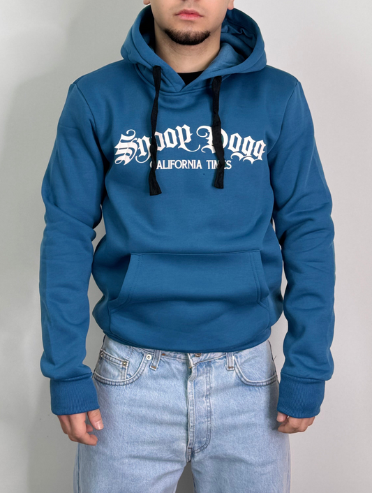 Felpa con stampa e cappuccio calda