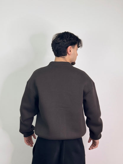 Cardigan Cotone Felpato Italiano