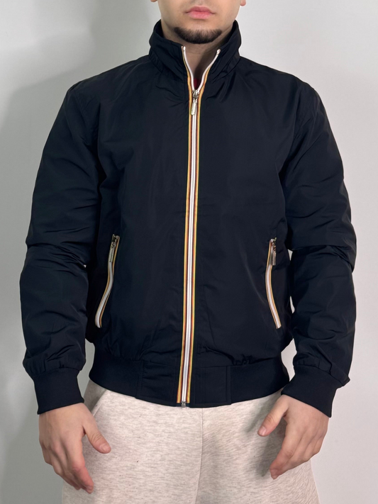 Giubbotto mezza stagione zip colorato