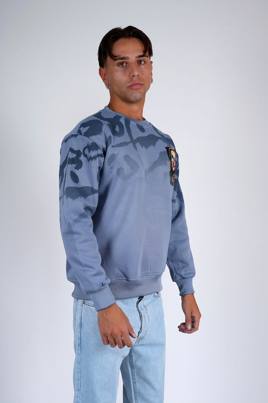 Felpa felpata Azzurro JOK3R