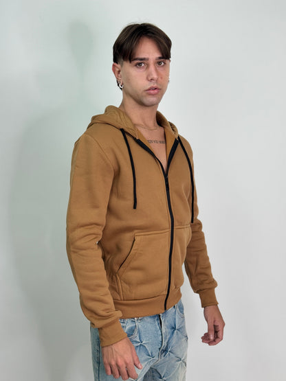 Felpa cammello POLK