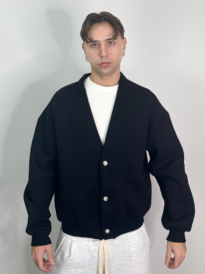 Cardigan Cotone Felpato Italiano