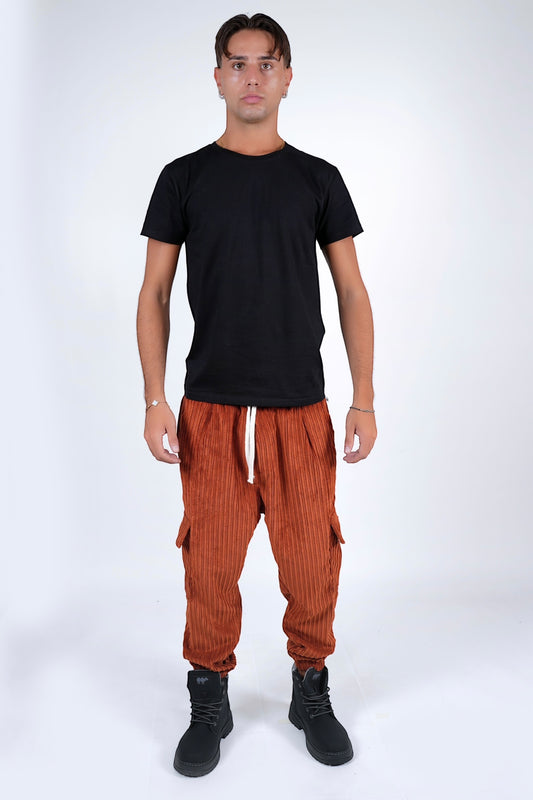 Pantalone tascone velluto DUVAL