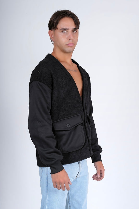 Cardigan TEDDINO Nero