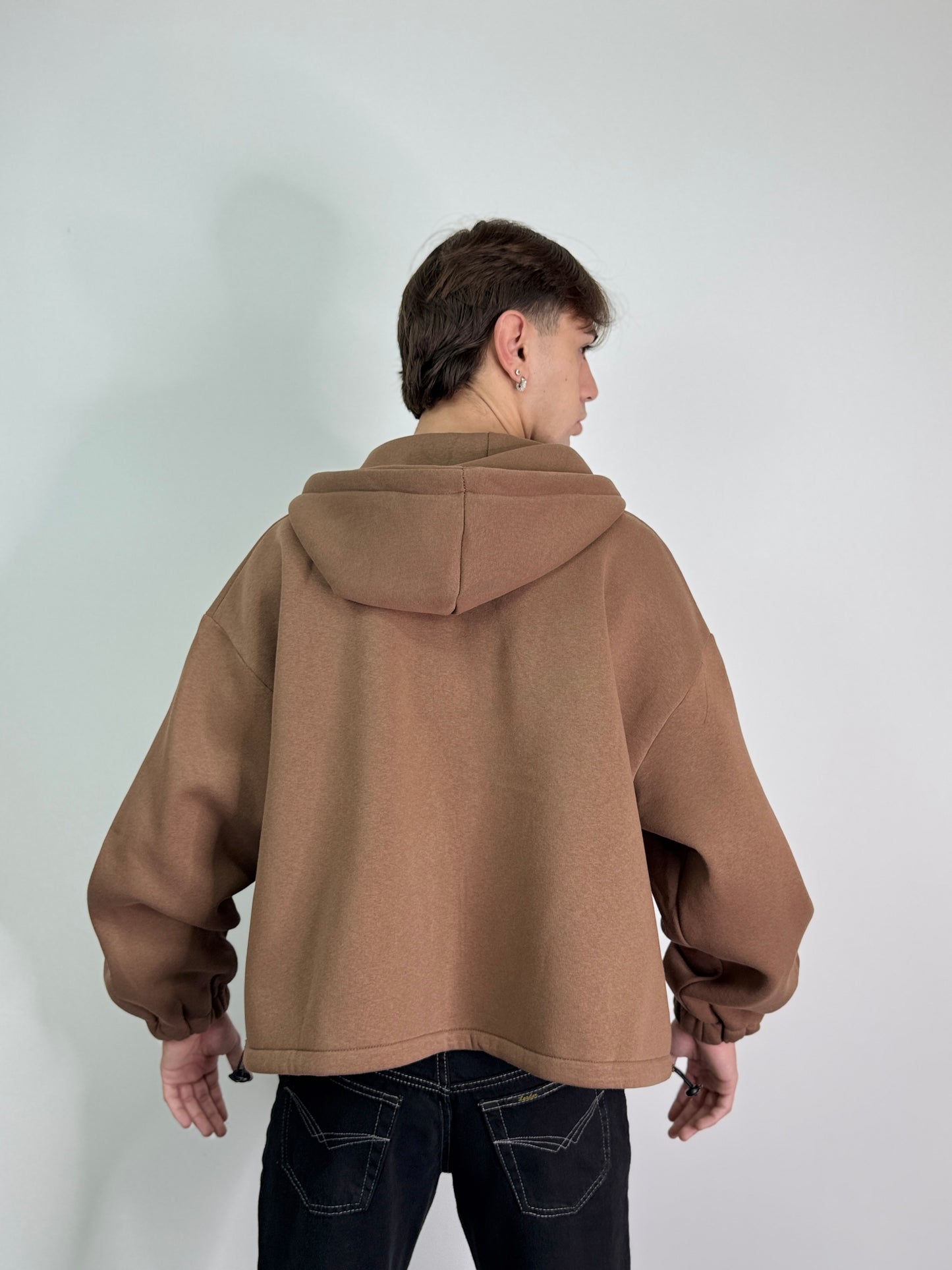 Felpa zip over boxy fit CALIFORNIA