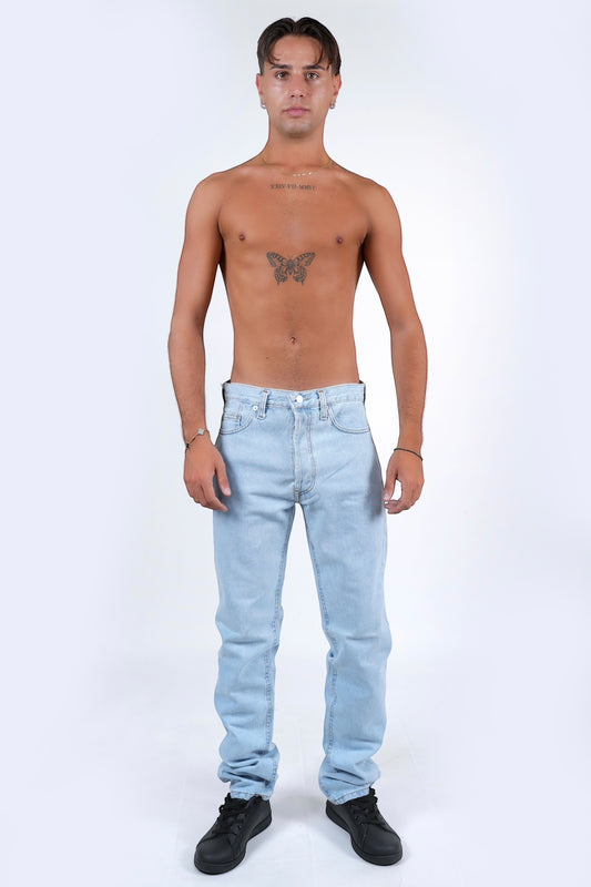 Jeans baggy basic azzurro BITT LINE