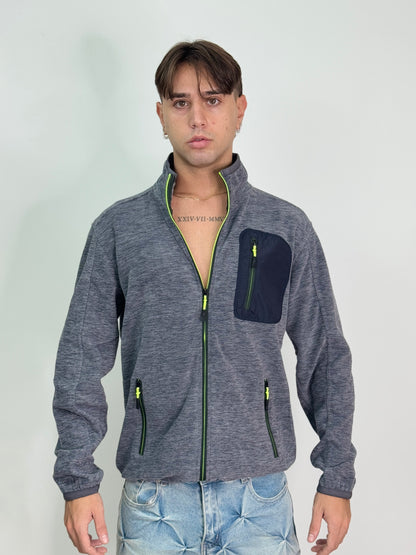 Jacket Pile grigio ZEBINA