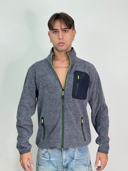 Jacket Pile grigio ZEBINA