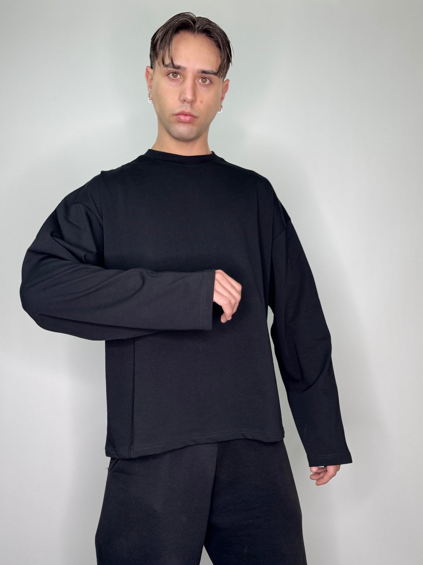 T-shirt boxy long sleave MILANO