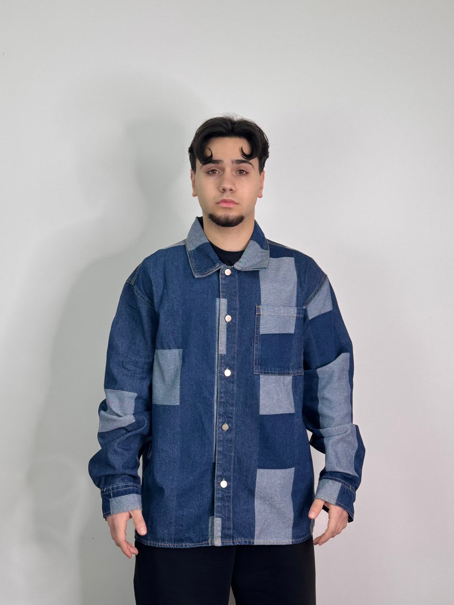 Camicia in jeans con bottoni