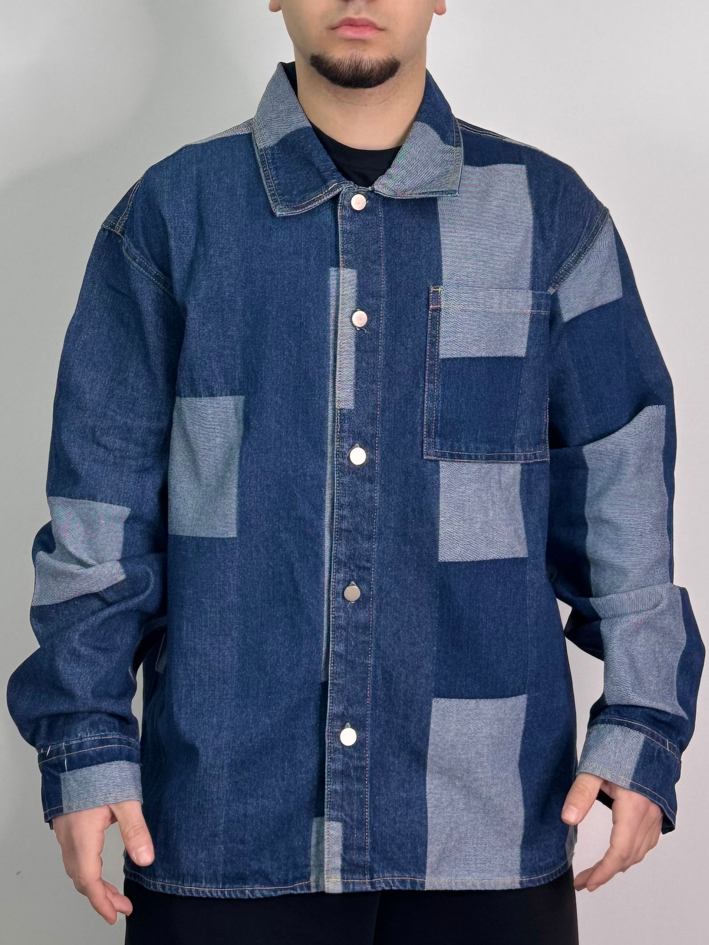 Camicia in jeans con bottoni