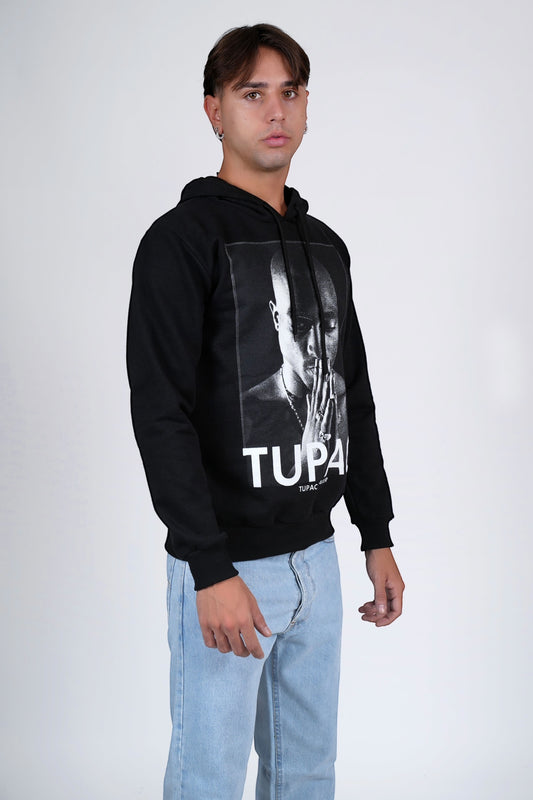 Felpa felpata nera TUPAC
