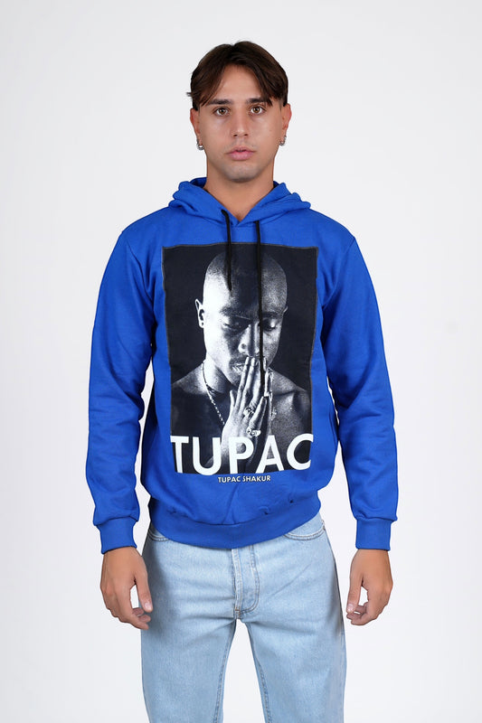 Felpa felpata blu TUPAC